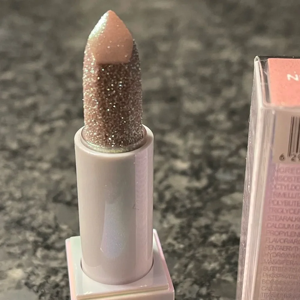 Huda Beauty Diamond Lip Balm in Neglige perfect everyday shade,